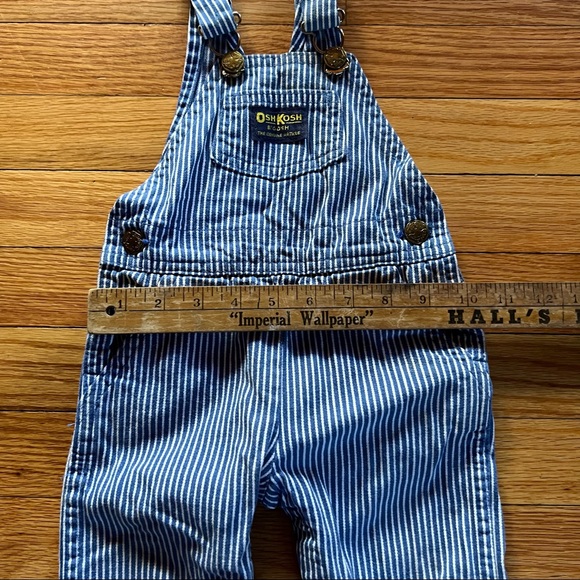🇺🇸Genuine Vintage Oshkosh Vestbak Striped Overalls made in USA🇺🇸 - Picture 2 of 11